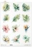 Monstera, liście palmowe, palma, bananowiec, liście tropikalne, egzotyka, akwarela, Hibiskus, strelicja, plumeria, kwiaty tropikalne, natura